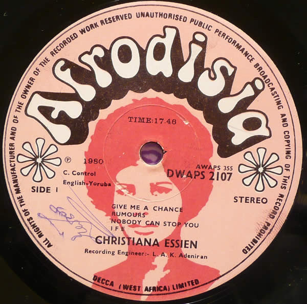 Christy Essien Igbokwe - Give Me A Chance - 1980