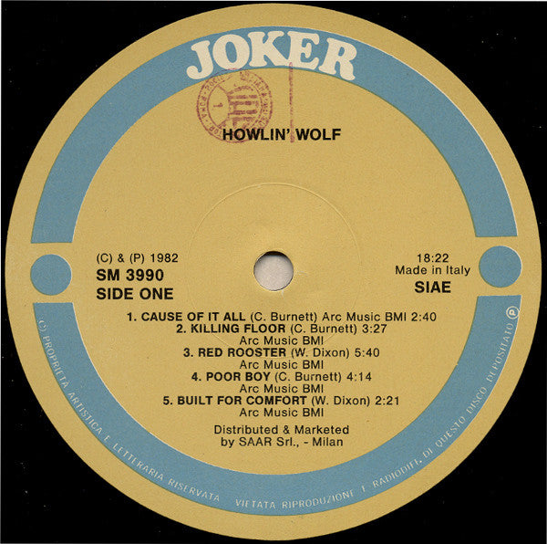 Howlin' Wolf - Red Rooster - 1982