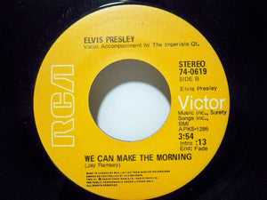 Elvis Presley - Until It's Time For You To Go / We Can Make The Morning