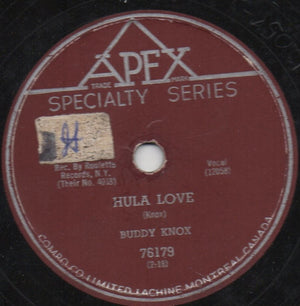 Buddy Knox With Rhythm Orchids, The - Hula Love / Devil Woman - 1957