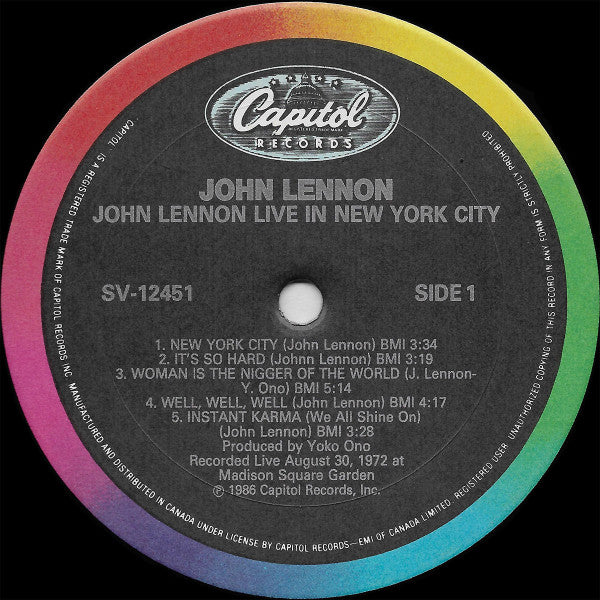 John Lennon - Live In New York City
