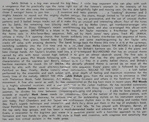 Sahib Shihab - Jazz Sahib -