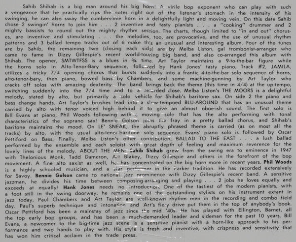Sahib Shihab - Jazz Sahib -