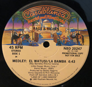 Rags & Riches - Medley: EL Watusi  / La Bamba - 1983