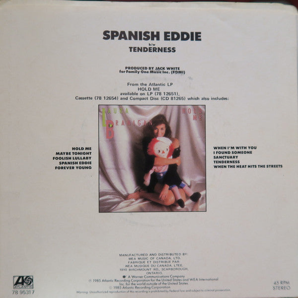 Laura Branigan - Spanish Eddie / Tenderness - 1985