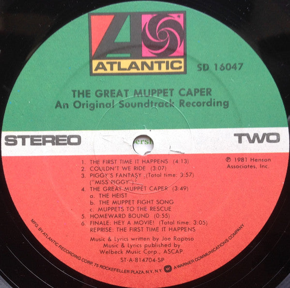 The Muppets - The Great Muppet Caper: An Original Soundtrack Recording