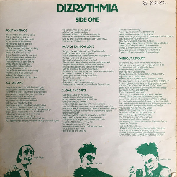Split Enz - Dizrythmia