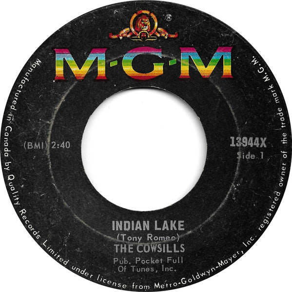 Cowsills, The - Indian Lake - 1968