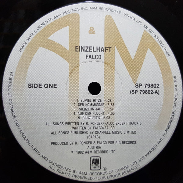 Falco - Einzelhaft