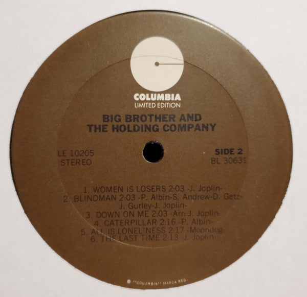 Big Brother & The Holding Company - Big Brother & The Holding Company Featuring Janis Joplin - 1970