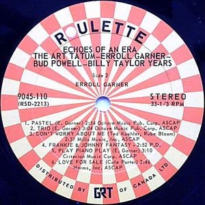 Art Tatum / Erroll Garner / Bud Powell / Billy Taylor - The Art Tatum - Erroll Garner - Bud Powell - Billy Taylor Years -