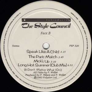 Style Council, The - Introducing The Style Council - 1983