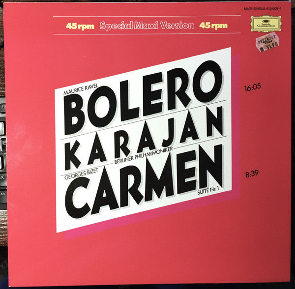 Herbert von Karajan Und Berliner Philharmoniker - Bolero Carmen Karajan - 1988