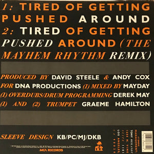 2 Men A Drum Machine And A Trumpet - Tired Of Getting Pushed Around - 1988