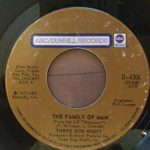 Three Dog Night - The Family Of Man / Going In Circles Vinyl Record