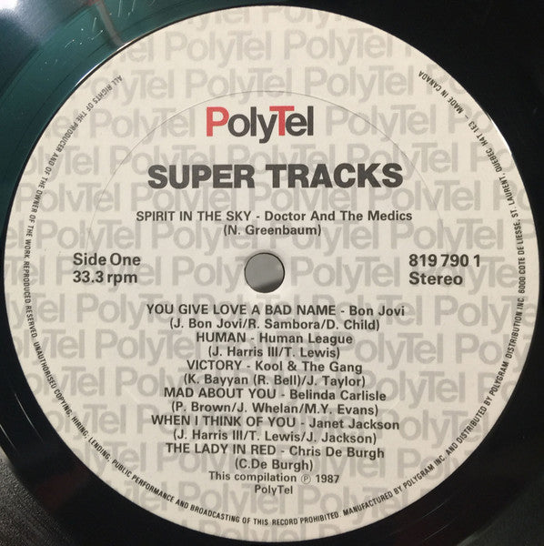 Various - Super Tracks - 1987