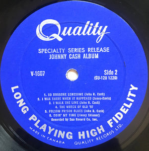 Johnny Cash - With His Hot And Blue Guitar - 1957