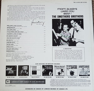 The Smothers Brothers - Mom Always Liked You Best! Vinyl Record