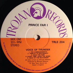 Prince Far I - Voice Of Thunder -