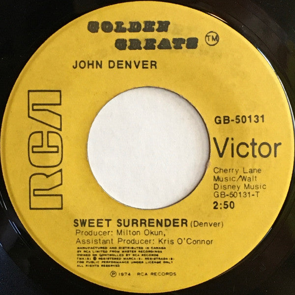 John Denver - Back Home Again / Sweet Surrender -