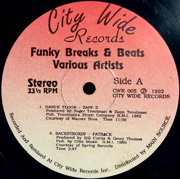 Various - Funky Breaks & Beats - 1992