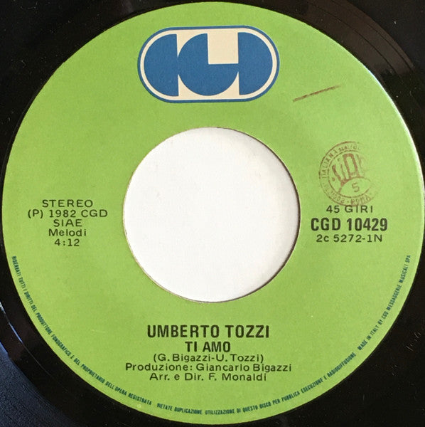 Umberto Tozzi - Gloria / Ti Amo