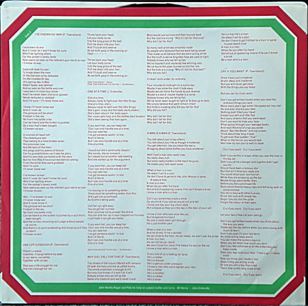 Who, The - It's Hard - 1982