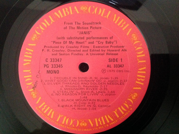 Janis Joplin - Janis - 1975