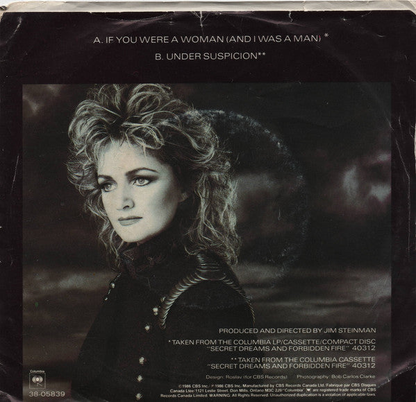 Bonnie Tyler - If You Were A Woman (And I Was A Man)