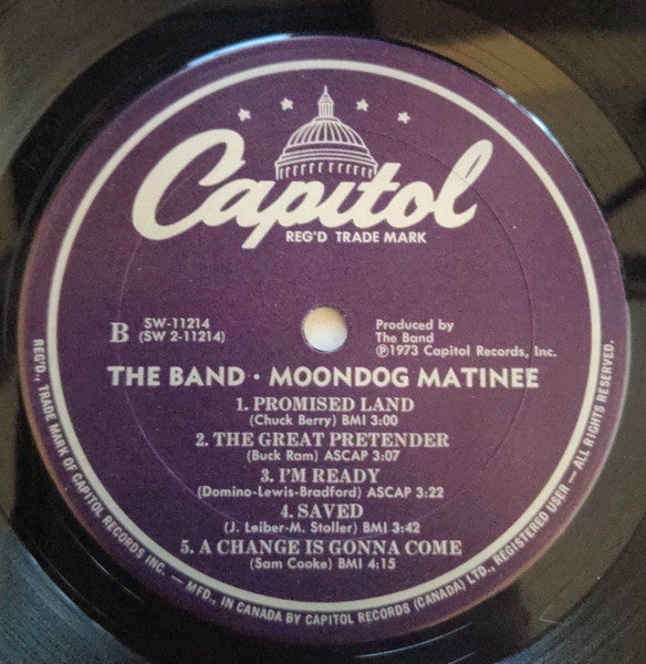The Band - Moondog Matinee