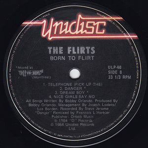 Flirts, The - Born To Flirt - 1984