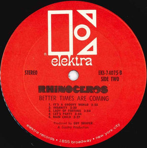 Rhinoceros - Better Times Are Coming - 1970