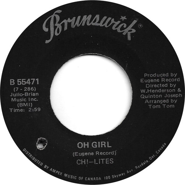 Chi-Lites, The - Oh Girl - 1972