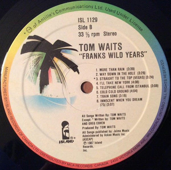 Tom Waits - Franks Wild Years - 1987