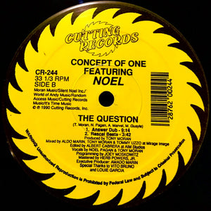 Concept Of One -  The Question Vinyl Record