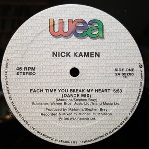 Nick Kamen - Each Time You Break My Heart