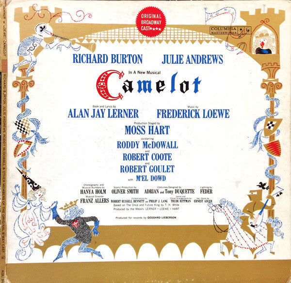 Alan Jay Lerner, Frederick Loewe / Julie Andrews, Richard Burton - Camelot (Original Broadway Cast Recording) - 1960