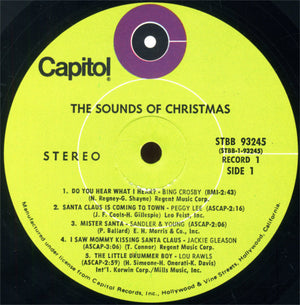 Various - The Sounds Of Christmas Vinyl Record