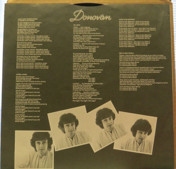 Donovan - Donovan Vinyl Record