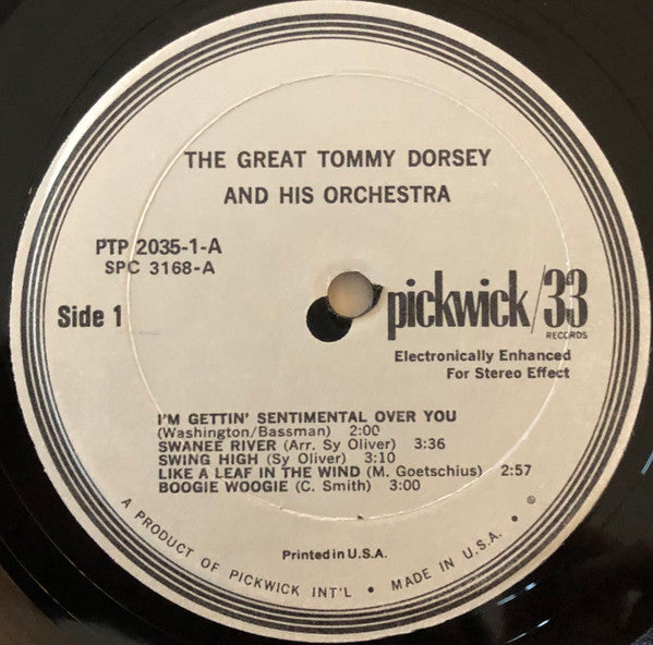 Tommy Dorsey And His Orchestra - I'm Getting Sentimental Over You - 1973