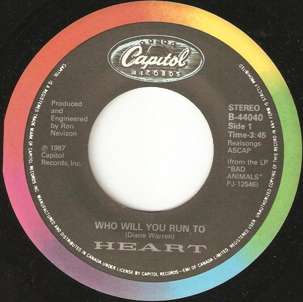 Heart - Who Will You Run To