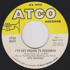 Otis Redding - I've Got Dreams To Remember - 1968