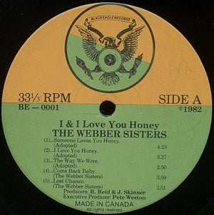 Webber Sisters - I & I Love You Honey