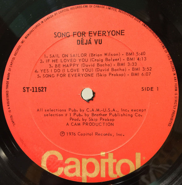 Déjà Vu - Song For Everyone - 1976