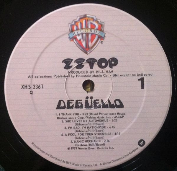 ZZ Top - Degüello