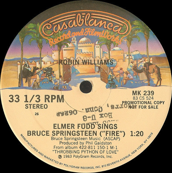 Robin Williams - Dueling Bruces: Two Views Of Springsteen As Satirized By Robin Williams & Uncle Floyd