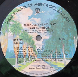 Van Morrison - Hard Nose The Highway Vinyl Record