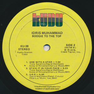 Idris Muhammad - Boogie To The Top - 1978