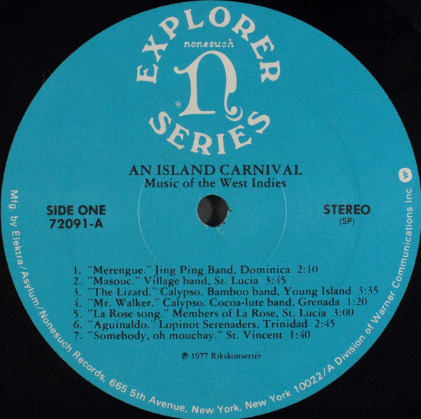 Various - An Island Carnival (Music Of The West Indies)