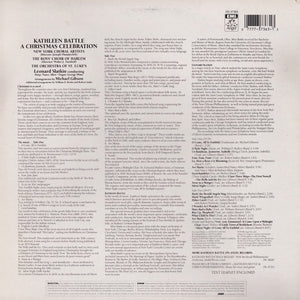 Kathleen Battle, New York Choral Artists, Boys Choir Of Harlem, The, Orchestra Of St. Luke's, Leonard Slatkin - A Christmas Celebration - 1986
